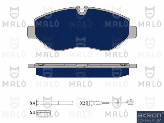 Brake Pad Set, disc brake (1050230)