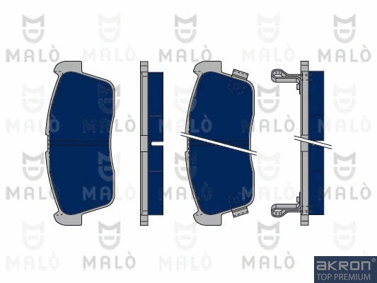 Brake Pad Set, disc brake (1050276)