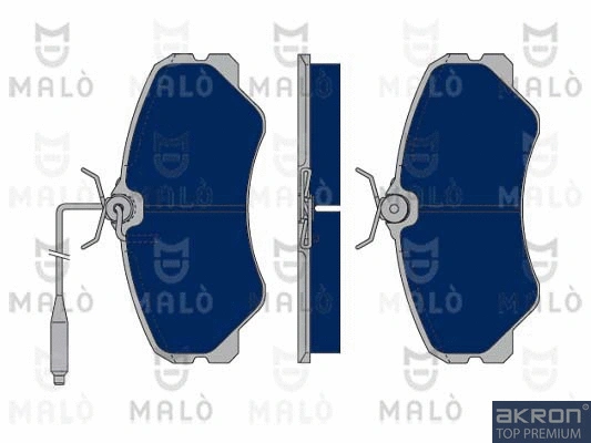 Brake Pad Set, disc brake (1050157)