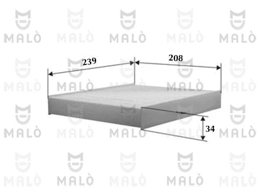 Filter, cabin air (1530981)