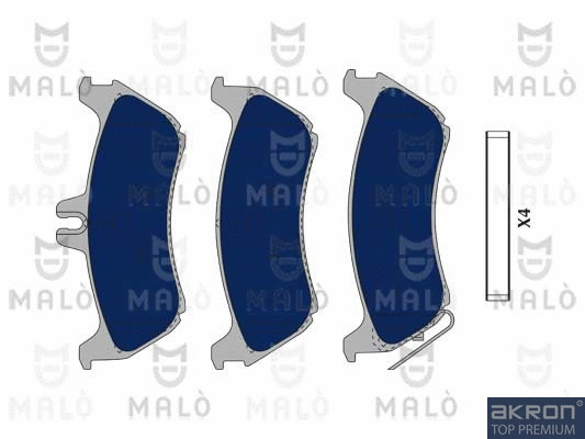 Brake Pad Set, disc brake (1050618)