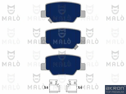 Brake Pad Set, disc brake (1051021)