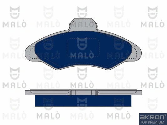 Brake Pad Set, disc brake (1050006)