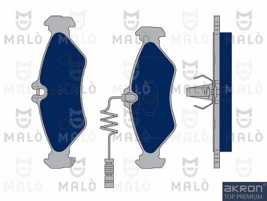 Brake Pad Set, disc brake (1050387)