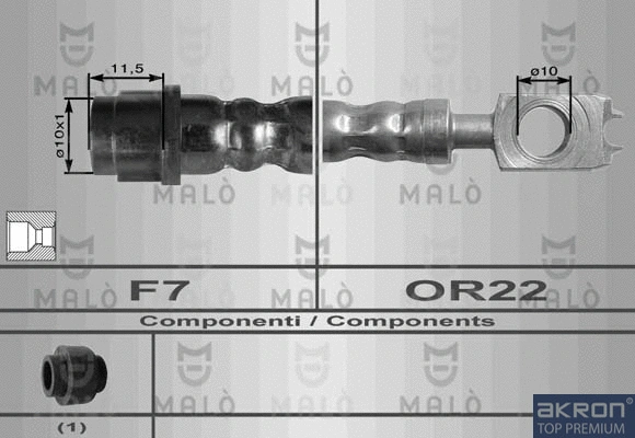 Brake Hose (8966)