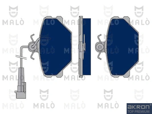 Brake Pad Set, disc brake (1050343)
