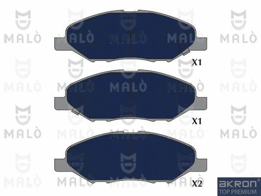 Brake Pad Set, disc brake (1051327)