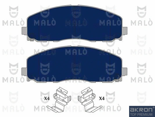 Brake Pad Set, disc brake (1051075)