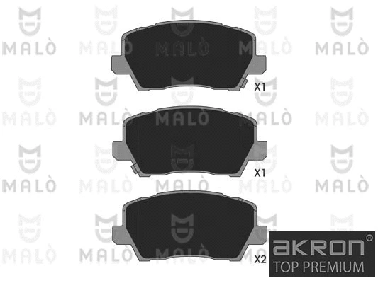 Brake Pad Set, disc brake (1051370)