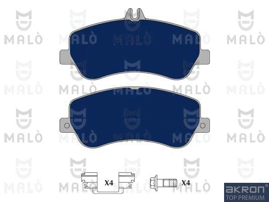 Brake Pad Set, disc brake (1051107)
