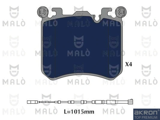 Brake Pad Set, disc brake (1051242)