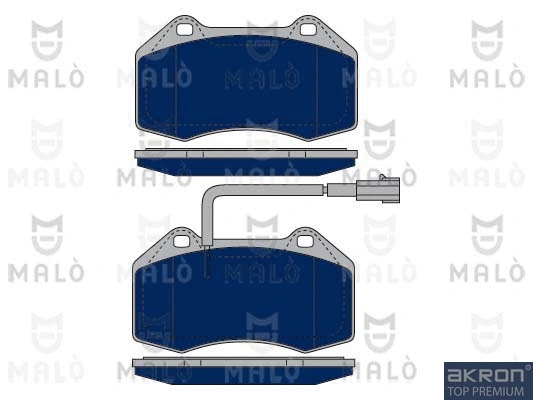 Brake Pad Set, disc brake (1050287)