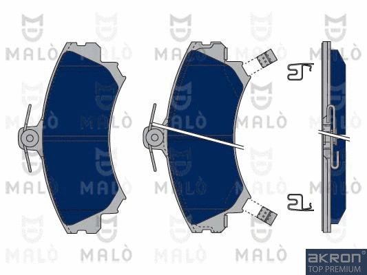 Brake Pad Set, disc brake (1050035)