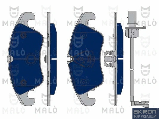 Brake Pad Set, disc brake (1050096)