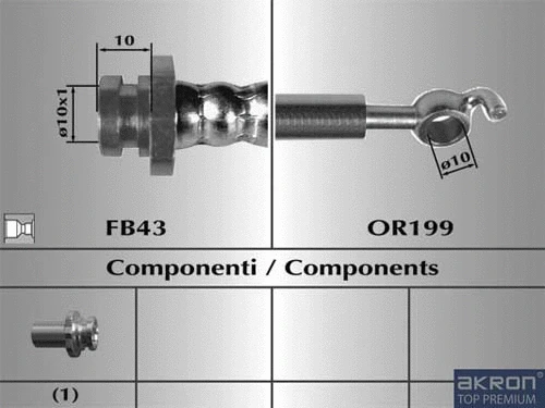 Brake Hose (80929)