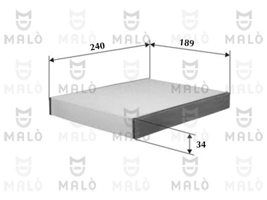 Filter, cabin air (1530691)