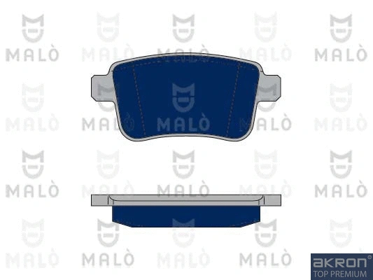 Brake Pad Set, disc brake (1050252)