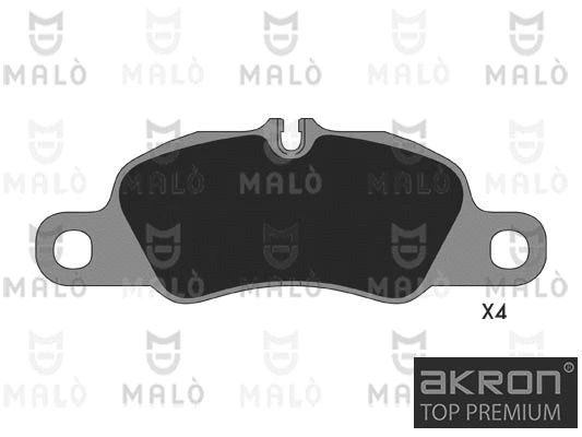 Brake Pad Set, disc brake (1051380)