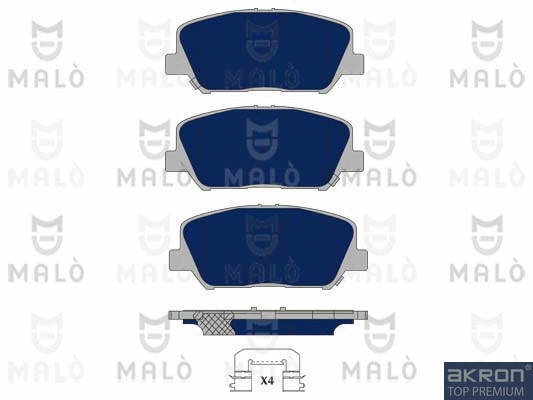 Brake Pad Set, disc brake (1051144)