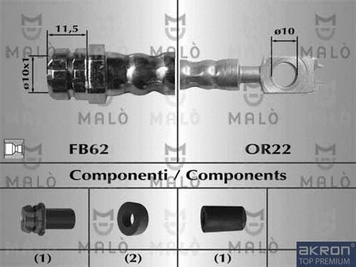 Brake Hose (80851)