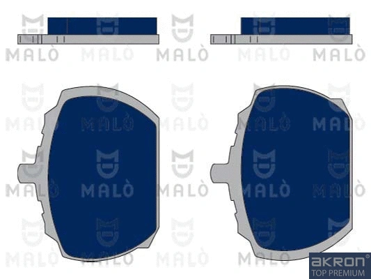 Brake Pad Set, disc brake (1050350)