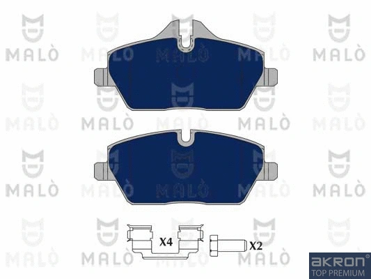 Brake Pad Set, disc brake (1050881)
