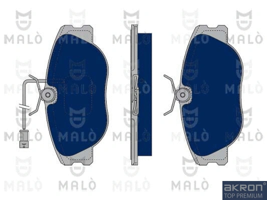 Brake Pad Set, disc brake (1050299)