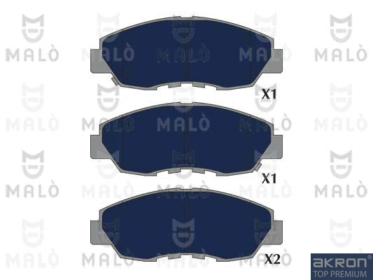 Brake Pad Set, disc brake (1051297)