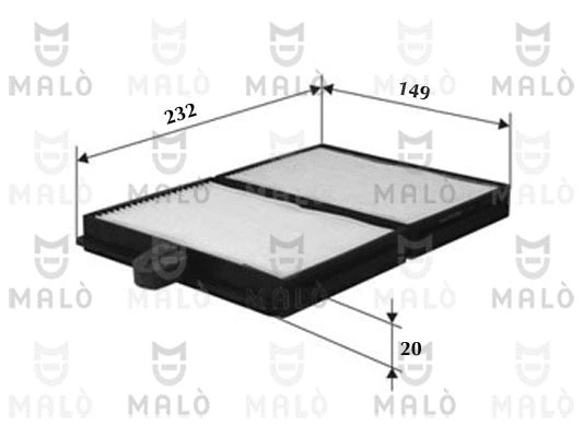 Filter, cabin air (1530861)
