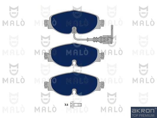 Brake Pad Set, disc brake (1051093)