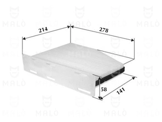 Filter, cabin air (1530701)