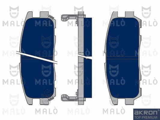Brake Pad Set, disc brake (1050314)