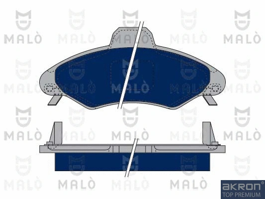 Brake Pad Set, disc brake (1050360)