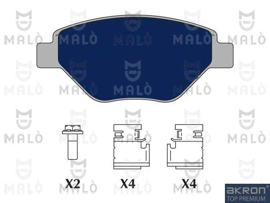 Brake Pad Set, disc brake (1050677)