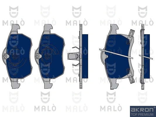 Brake Pad Set, disc brake (1050020)