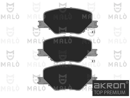 Brake Pad Set, disc brake (1051372)