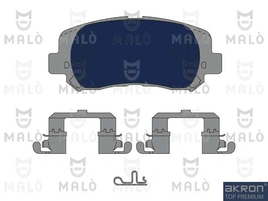 Brake Pad Set, disc brake (1051204)