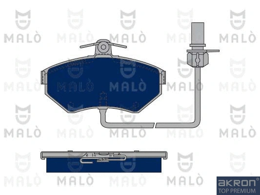 Brake Pad Set, disc brake (1050062)