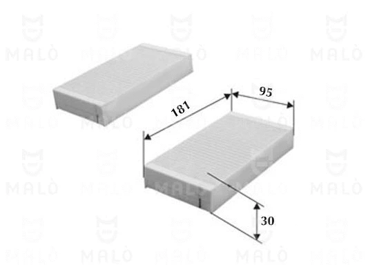 Filter, cabin air (1531761)
