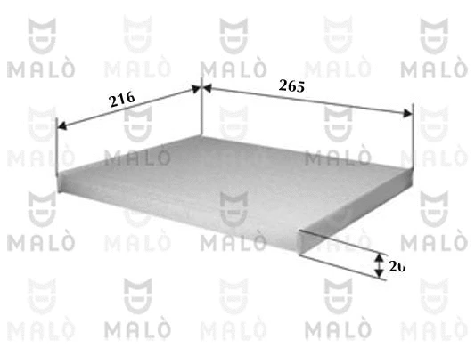 Filter, cabin air (1531101)