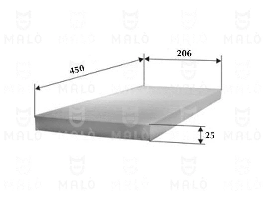 Filter, cabin air (1531091)