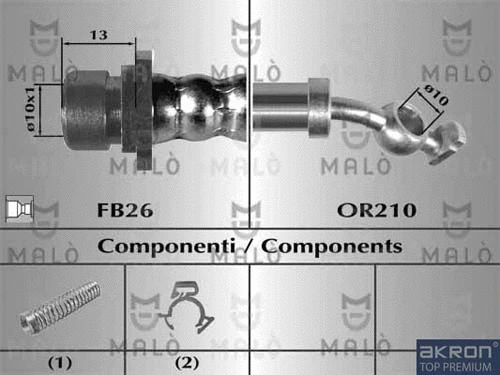 Brake Hose (80989)