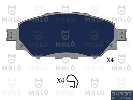 Brake Pad Set, disc brake (1051215)