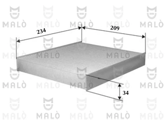 Filter, cabin air (1530961)