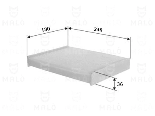 Filter, cabin air (1532311)