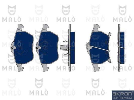 Brake Pad Set, disc brake (1050025)