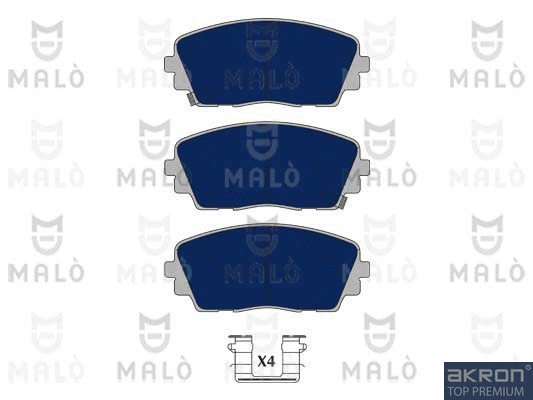 Brake Pad Set, disc brake (1050976)