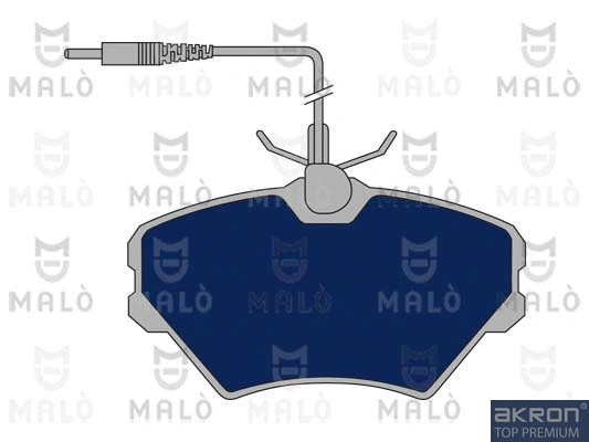 Brake Pad Set, disc brake (1050672)
