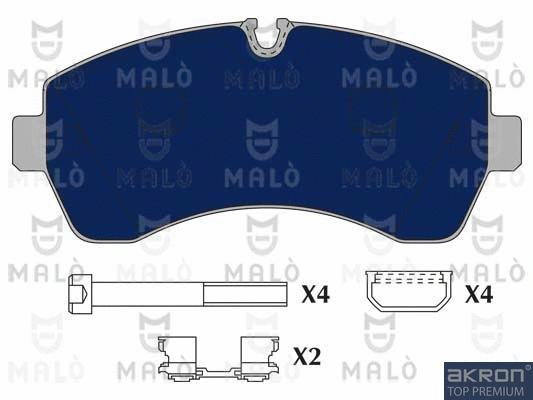 Brake Pad Set, disc brake (1050619)