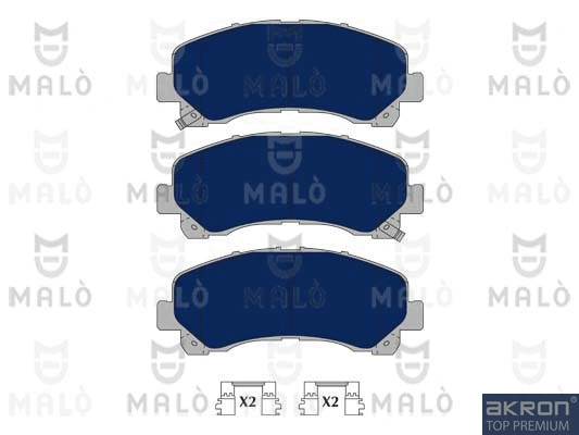 Brake Pad Set, disc brake (1051154)